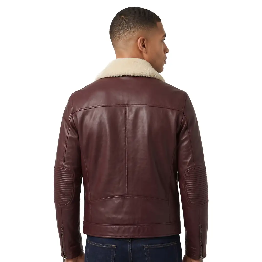 Shearling Café Racer Jacket