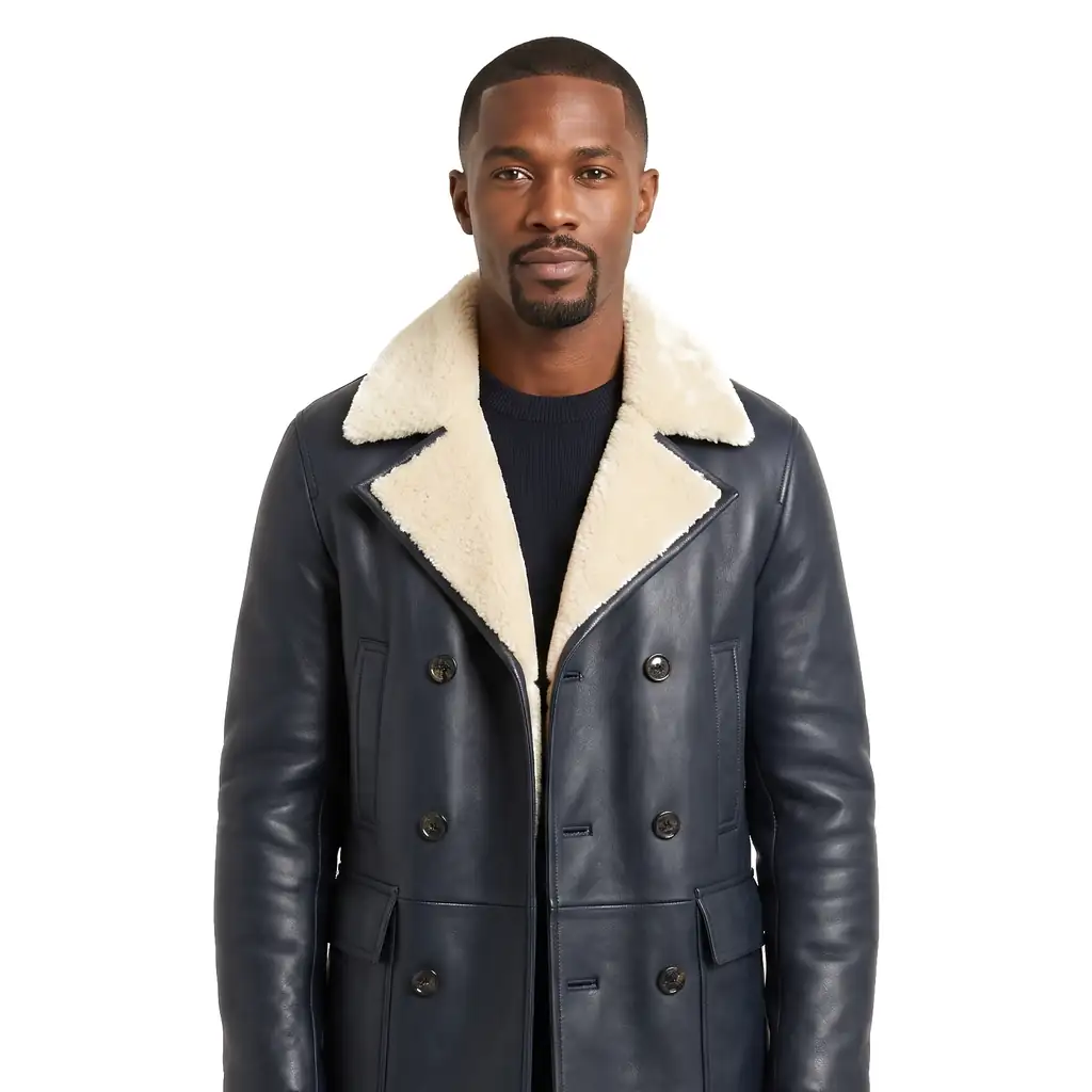 Shearling Peacoat