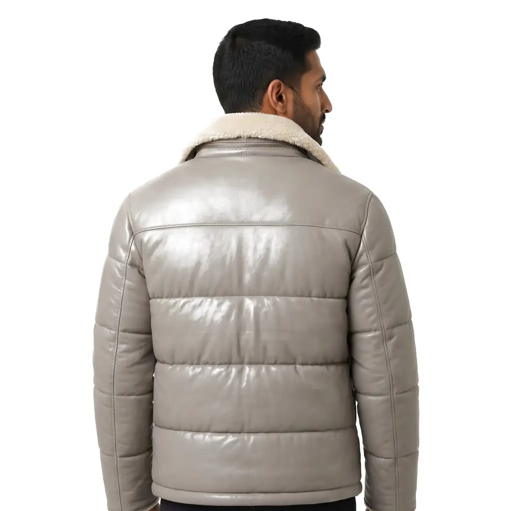 Shearling Puffer Jacket