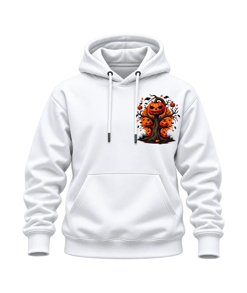 Sleepy Hollow Spooky Pumpkin Tree Dual-Print Hoodie