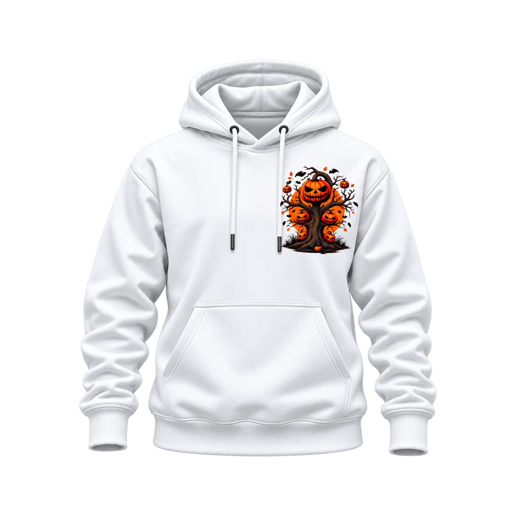 Sleepy Hollow Spooky Pumpkin Tree Dual-Print Hoodie