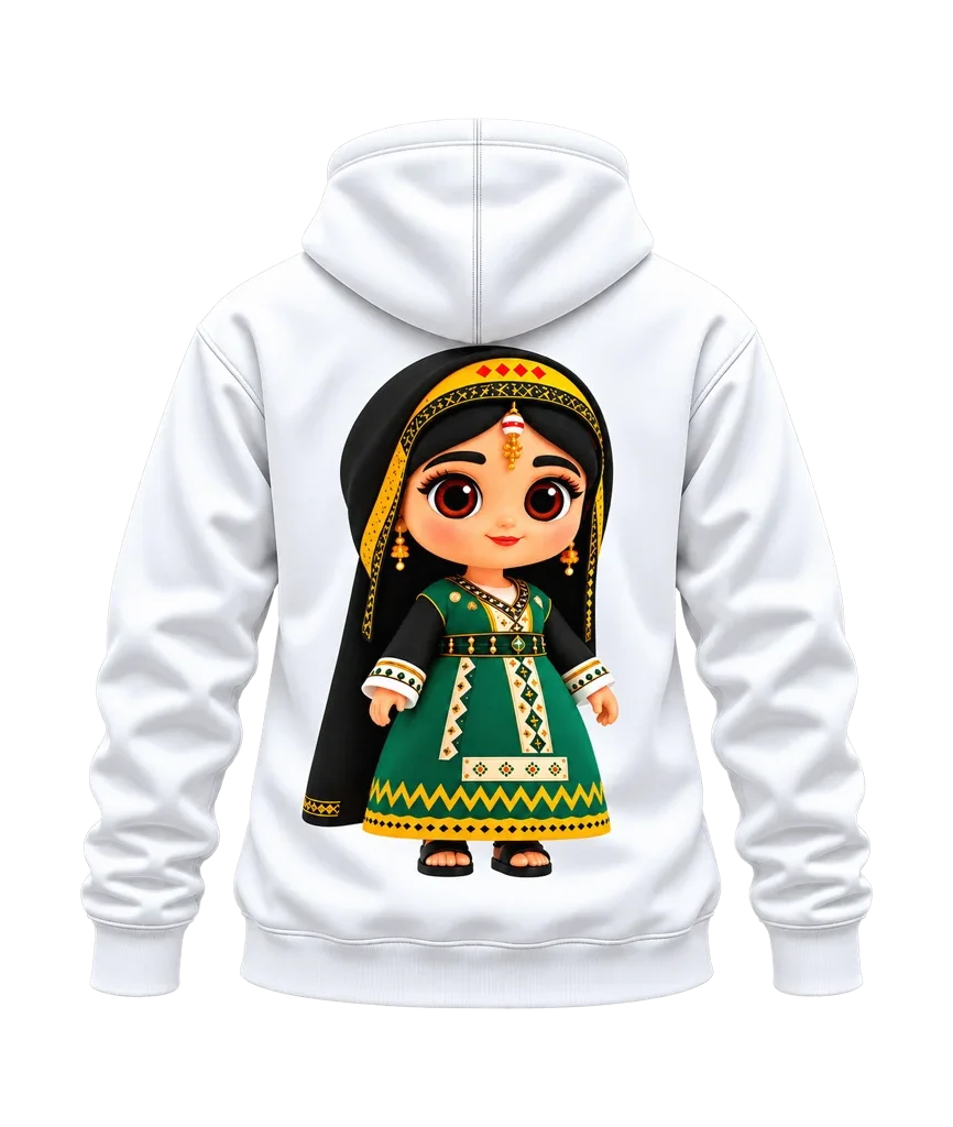 Squid Game Chibi Princess Dual-Print Hoodie
