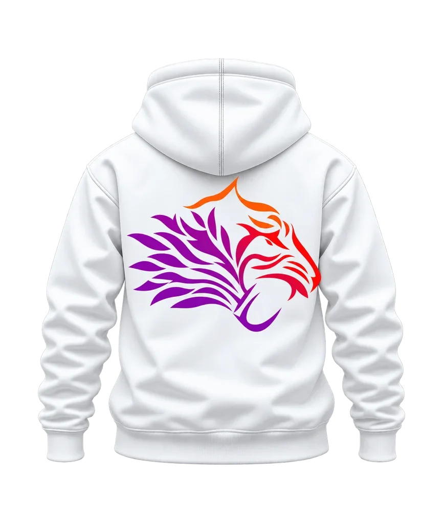 Squid Game Tiger Gradient Tribal Dual-Print Hoodie