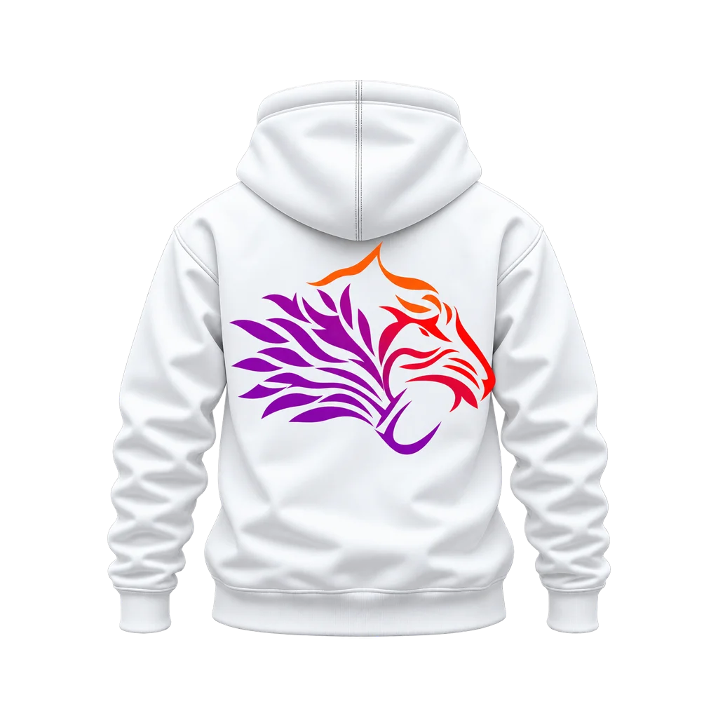 Squid Game Tiger Gradient Tribal Dual-Print Hoodie