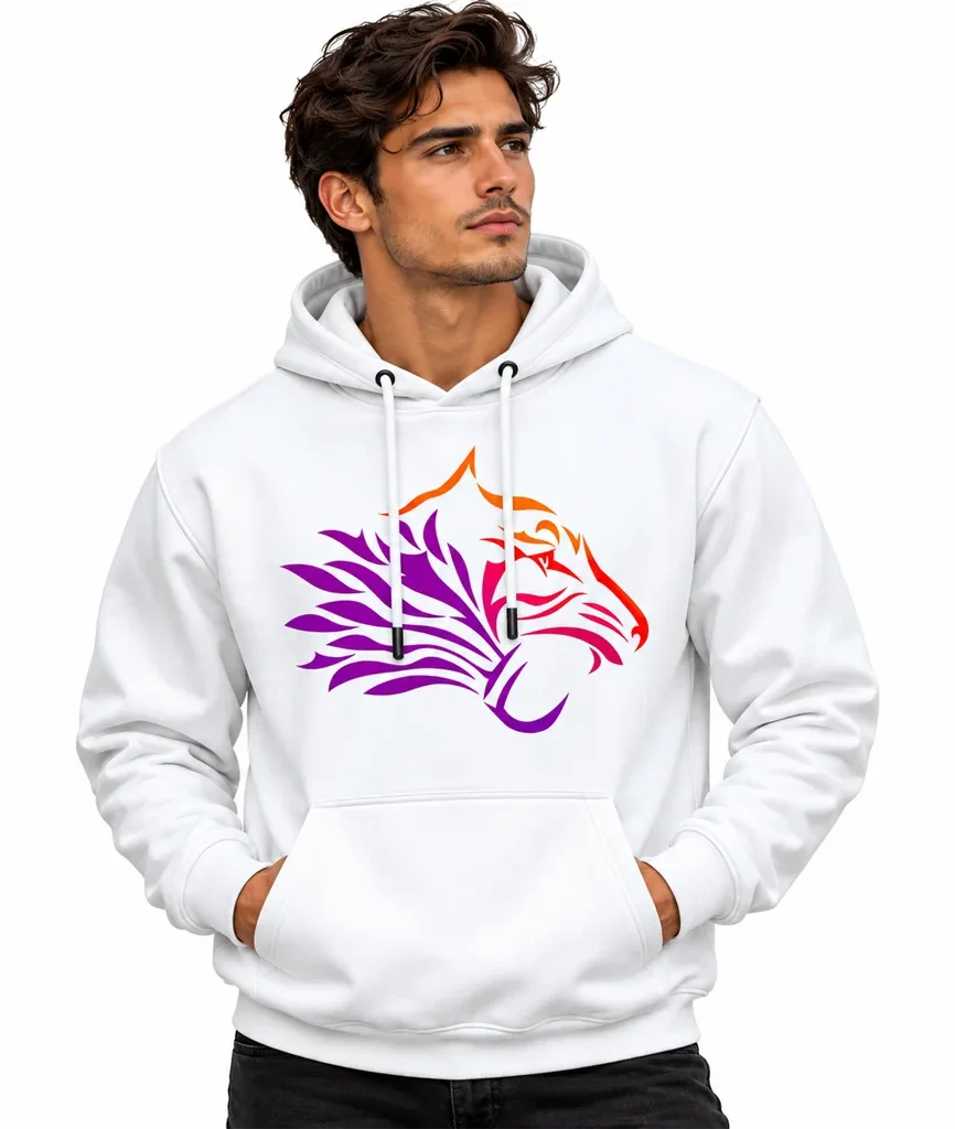 Squid Game Tiger Gradient Tribal Hoodie