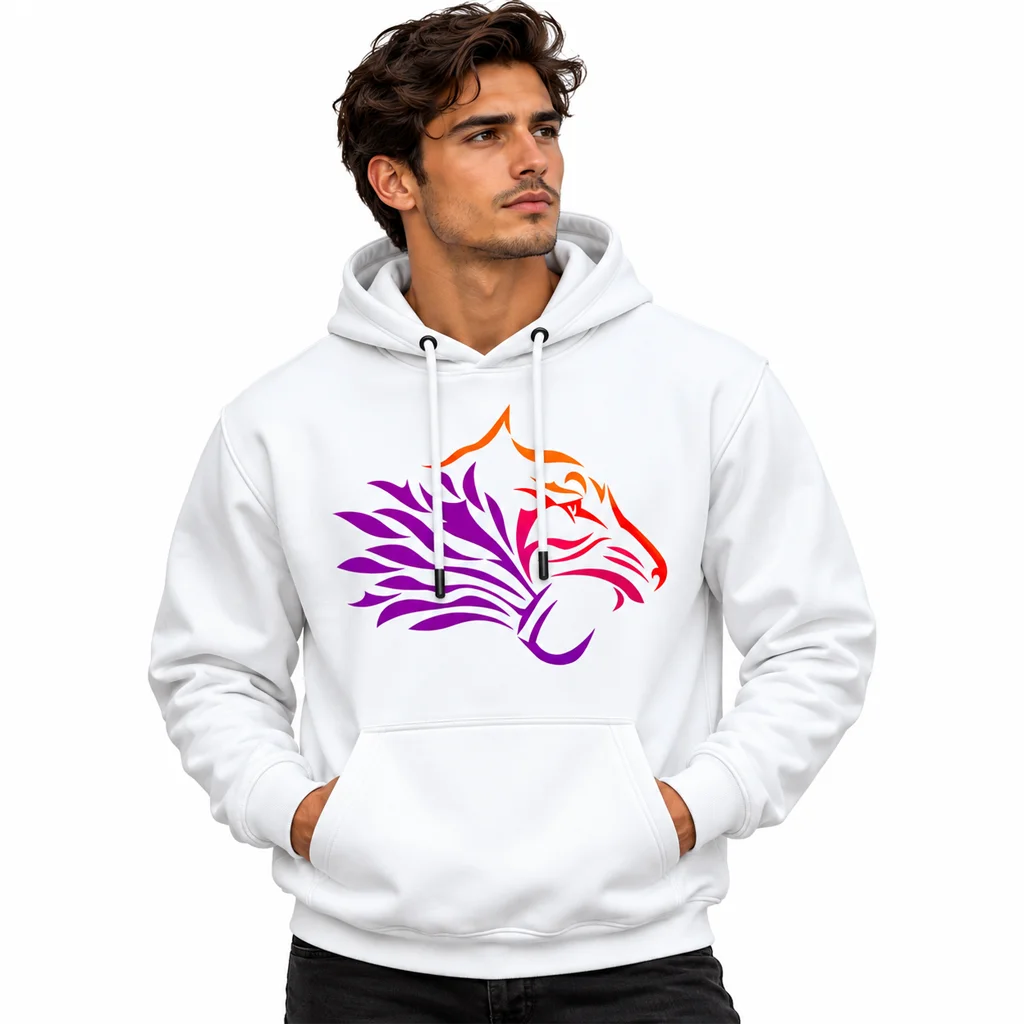 Squid Game Tiger Gradient Tribal Hoodie