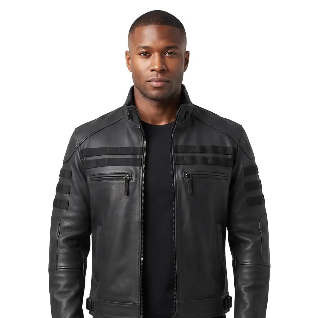 Stealth Tactical Leather Jacket