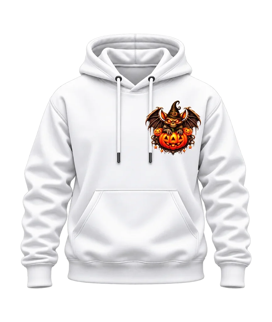 Stranger Things Demobat Pumpkin Dual-Print Hoodie