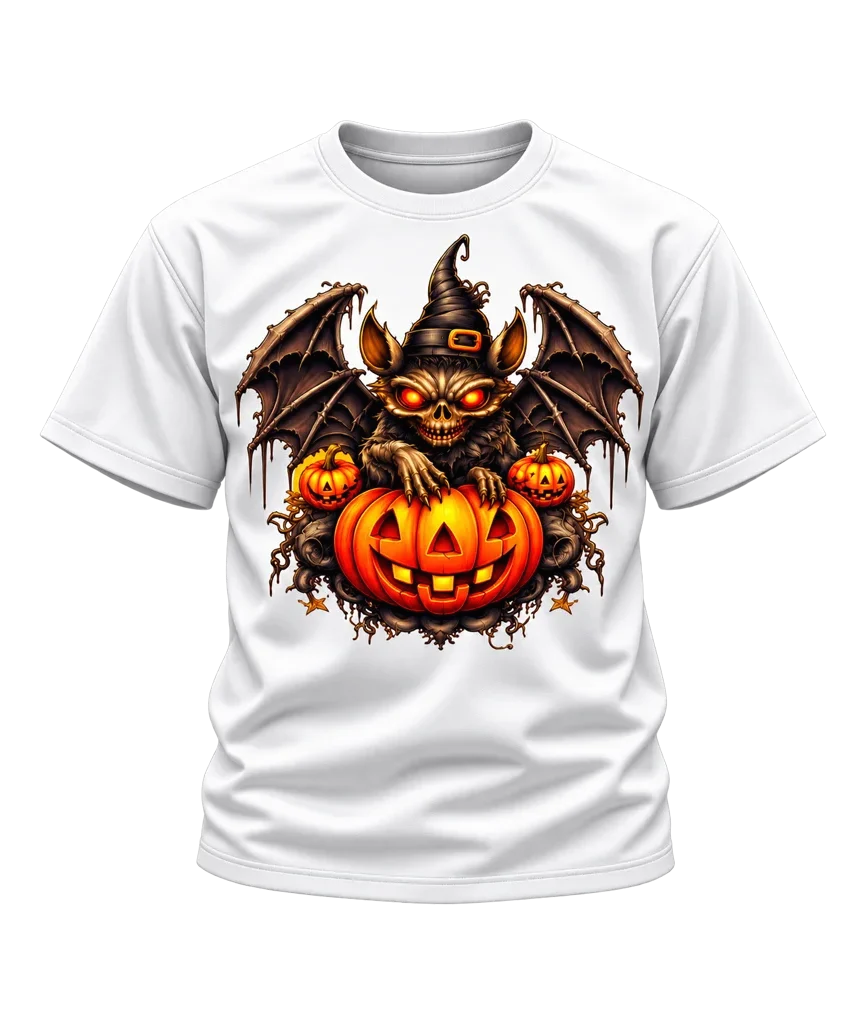Stranger Things Demobat Pumpkin T-Shirt