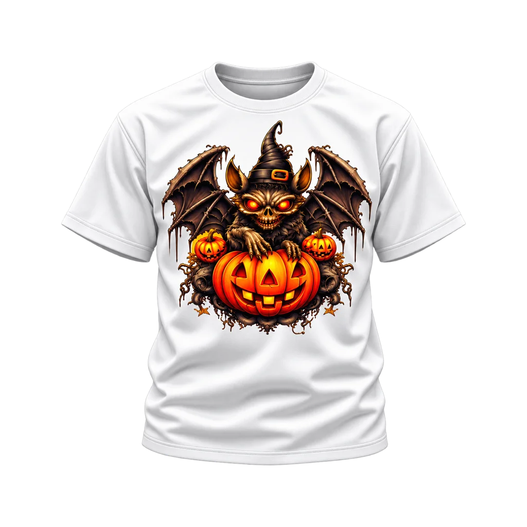 Stranger Things Demobat Pumpkin T-Shirt