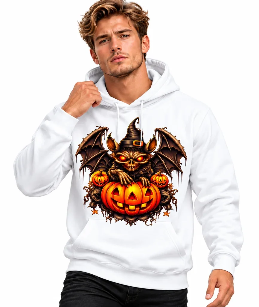Stranger Things Demobat Pumpkin Hoodie