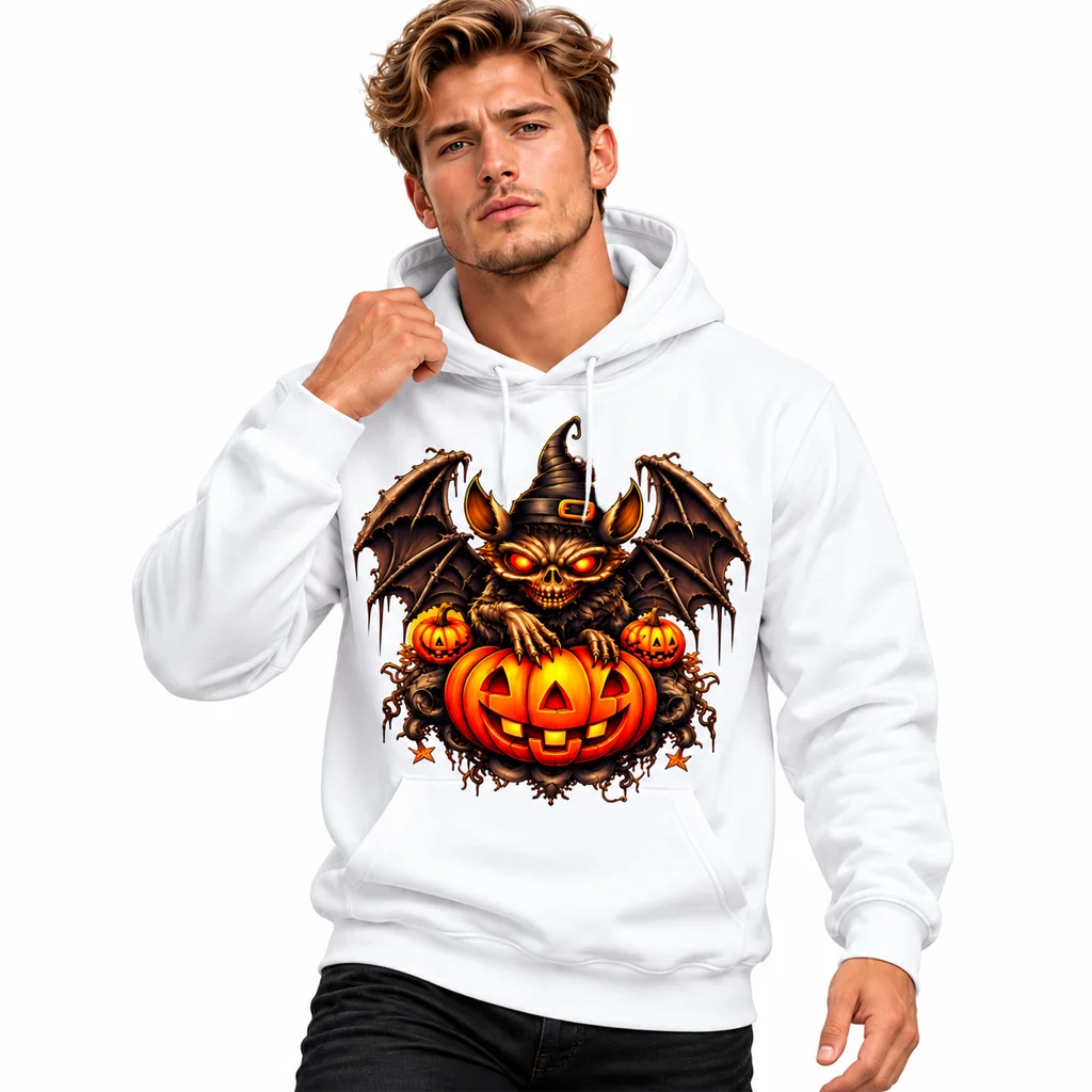 Stranger Things Demobat Pumpkin Hoodie