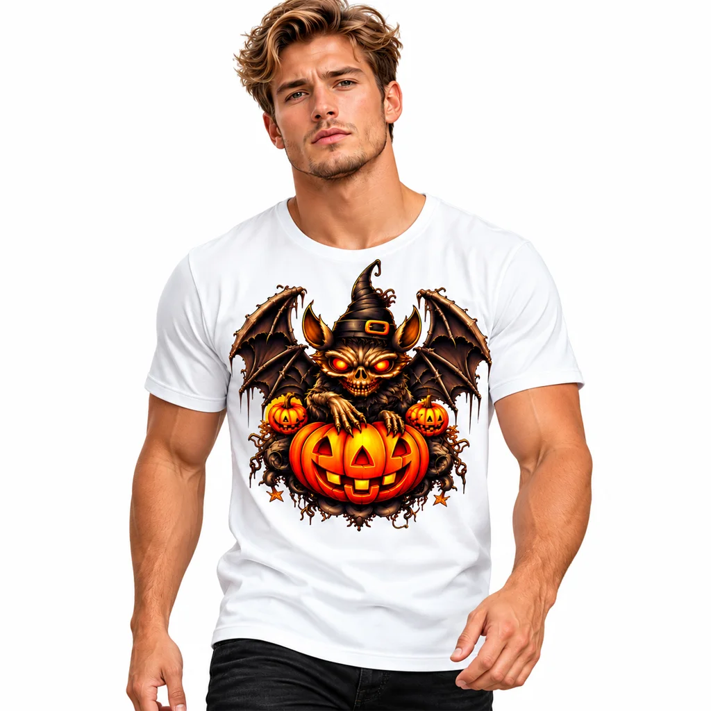 Stranger Things Demobat Pumpkin T-Shirt