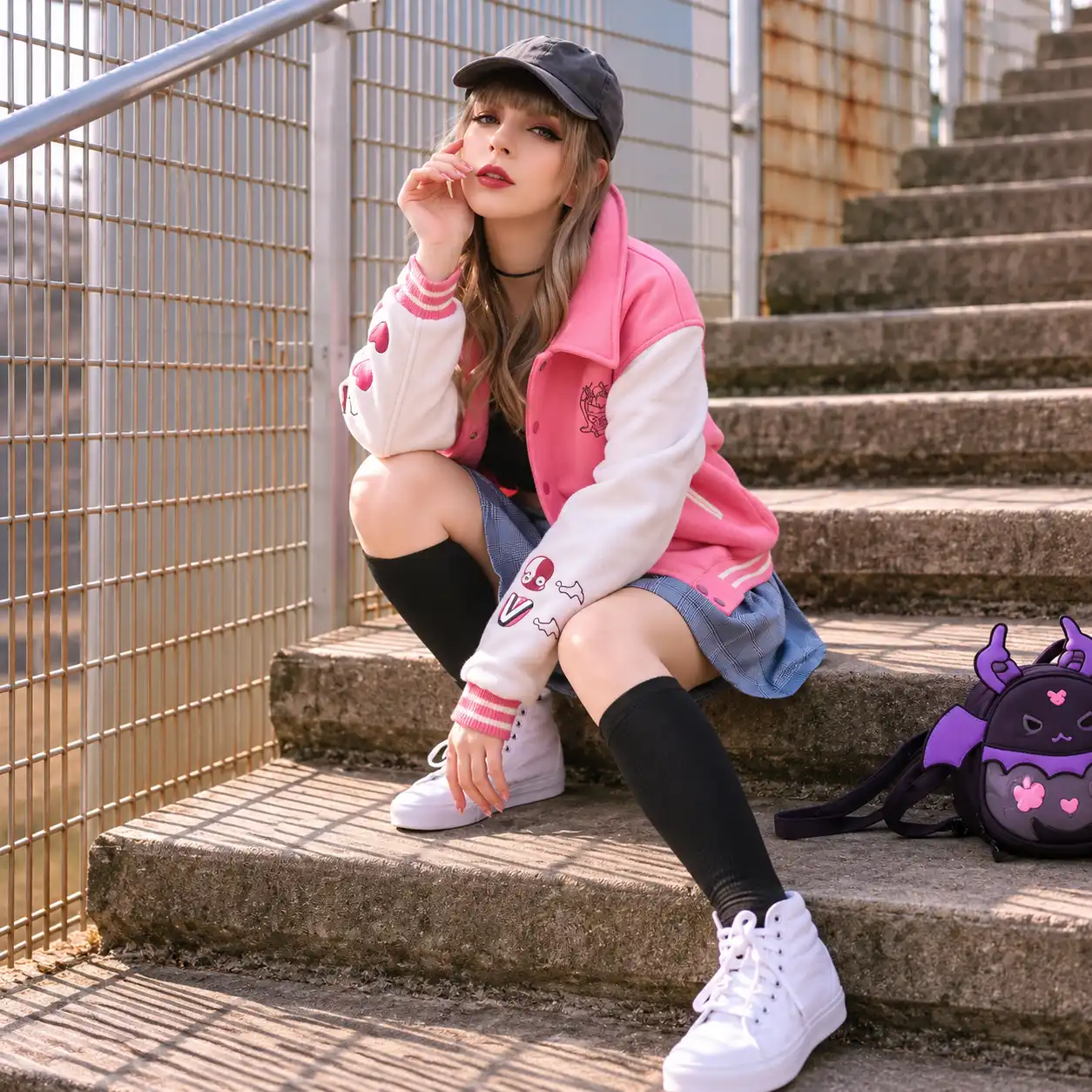Ironmouse VTuber Anime Varsity Jacket