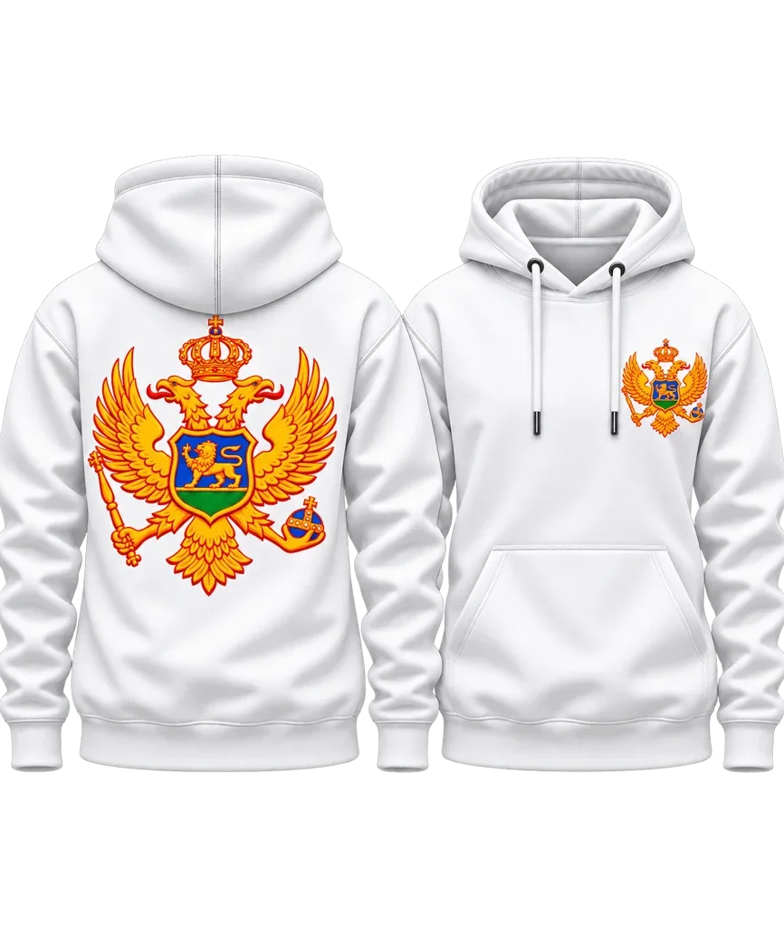 Succession Montenegro Double-Headed Eagle Dual-Print Hoodie