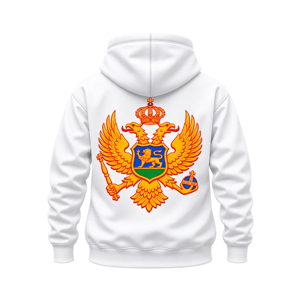 Succession Montenegro Double-Headed Eagle Dual-Print Hoodie