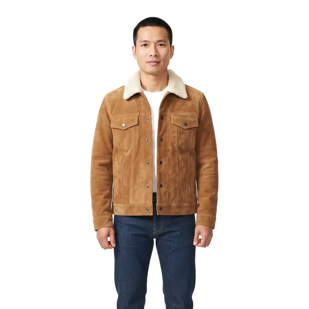 Suede Shearling Jacket
