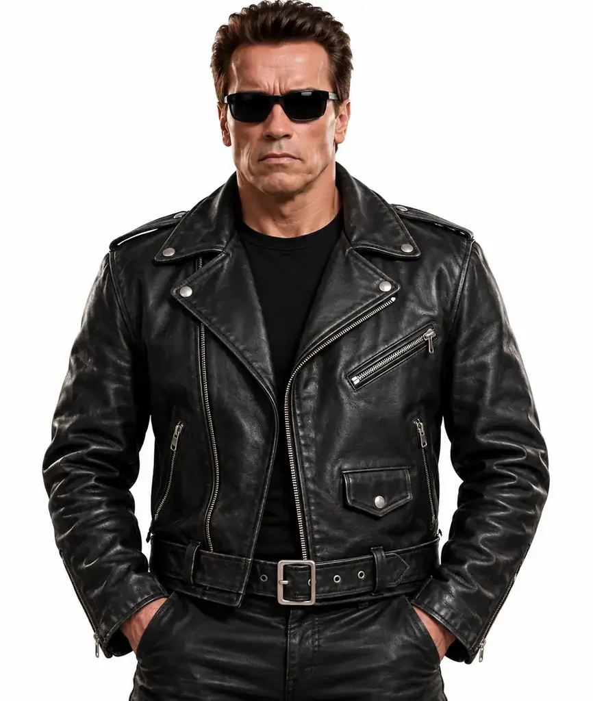 Terminator Black Biker Jacket