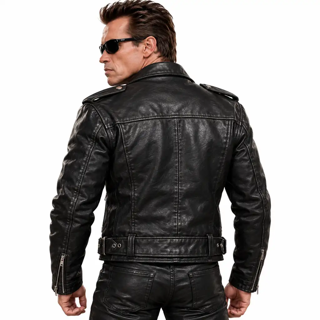Terminator Black Biker Jacket