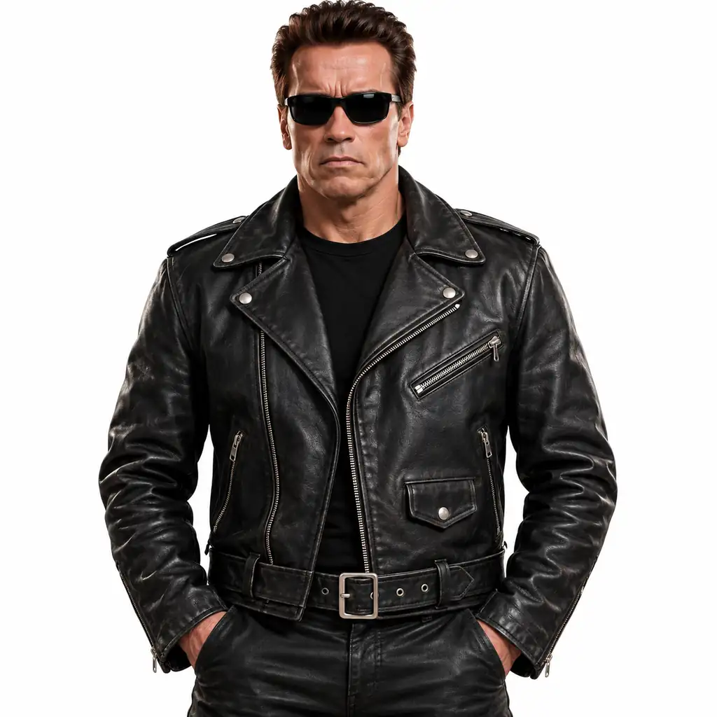 Terminator Black Biker Jacket