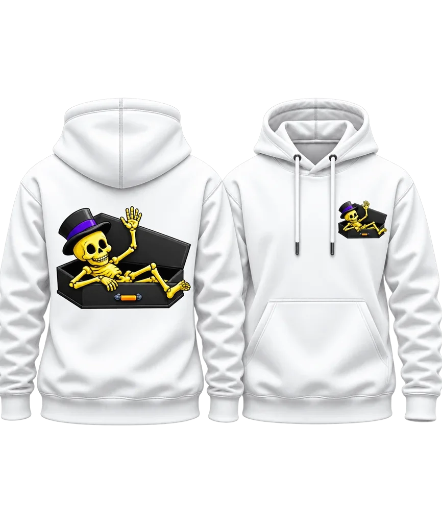 The Nightmare Before Christmas Skeleton Dual-Print Hoodie