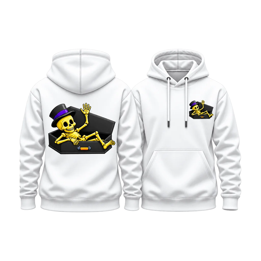 The Nightmare Before Christmas Skeleton Dual-Print Hoodie