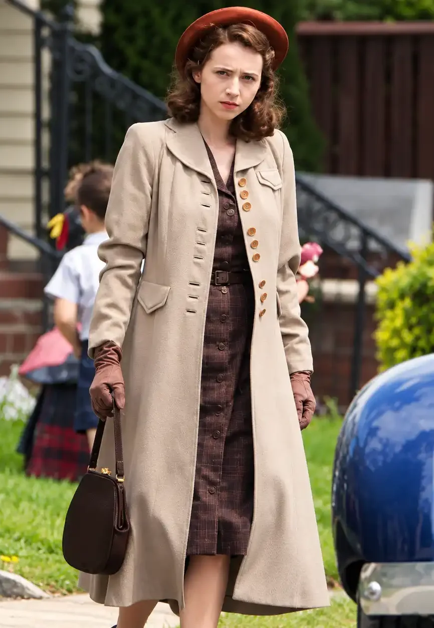 The Plot Against America Zoe Kazan Trench Coat