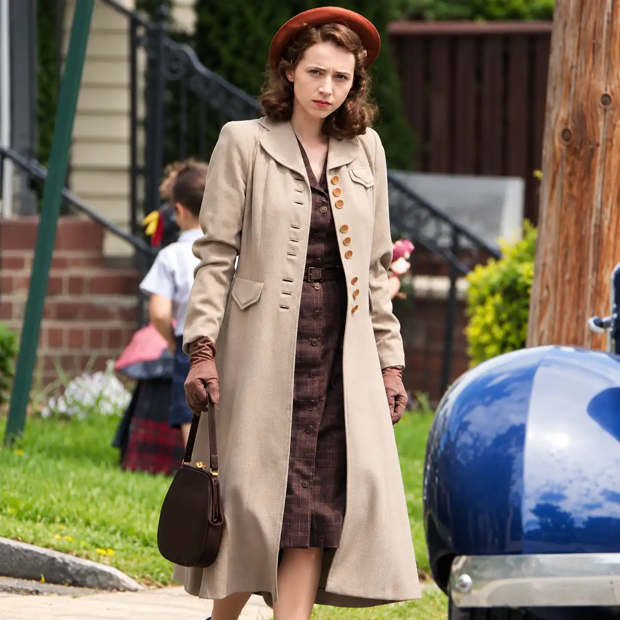 The Plot Against America Zoe Kazan Trench Coat