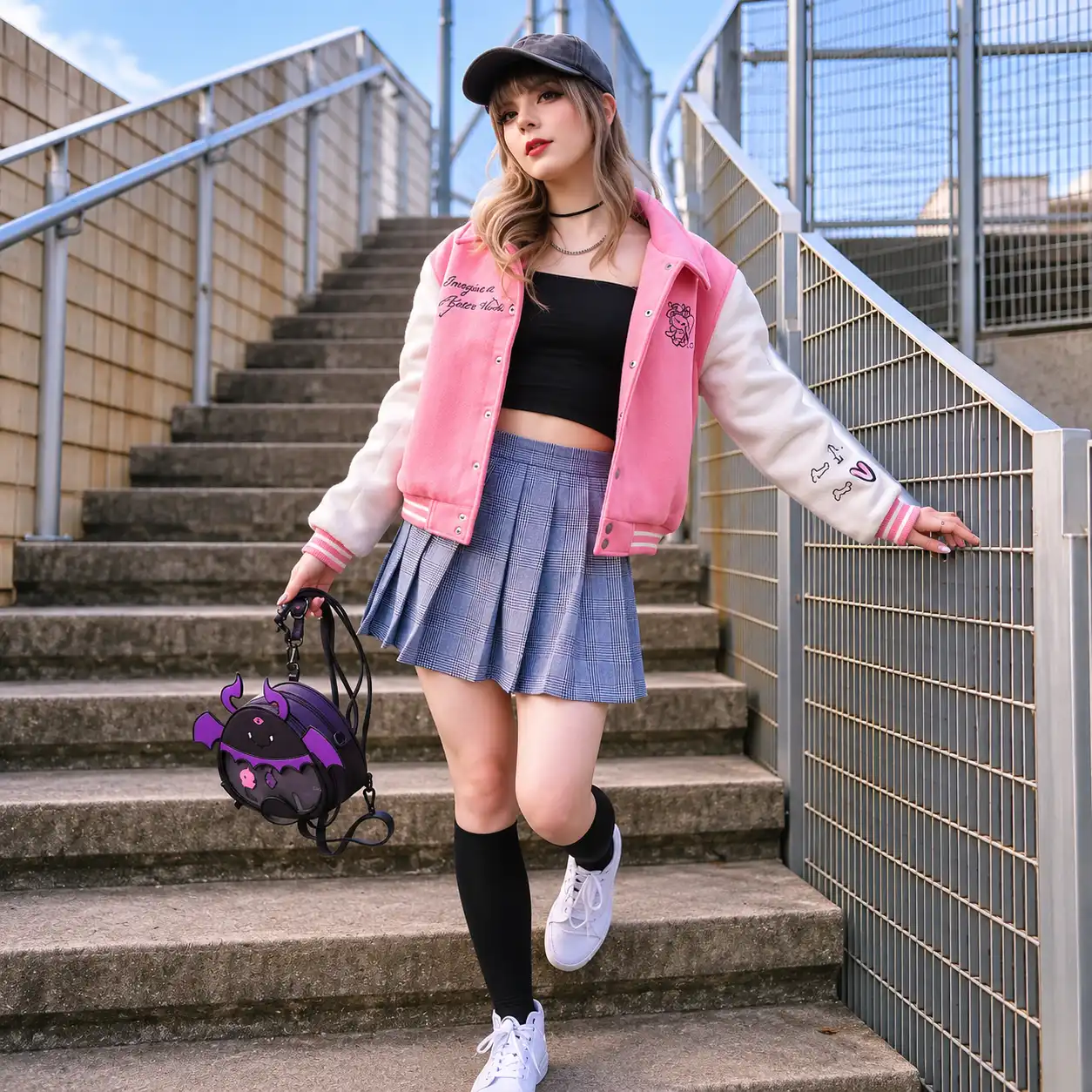 Ironmouse VTuber Anime Varsity Jacket