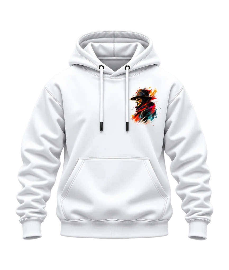 V for Vendetta Guy Fawkes Dual-Print Hoodie