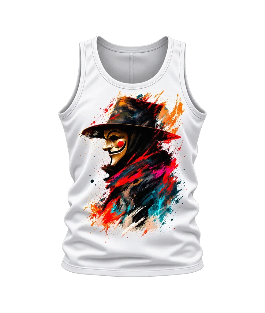 V for Vendetta Guy Fawkes Tank Top