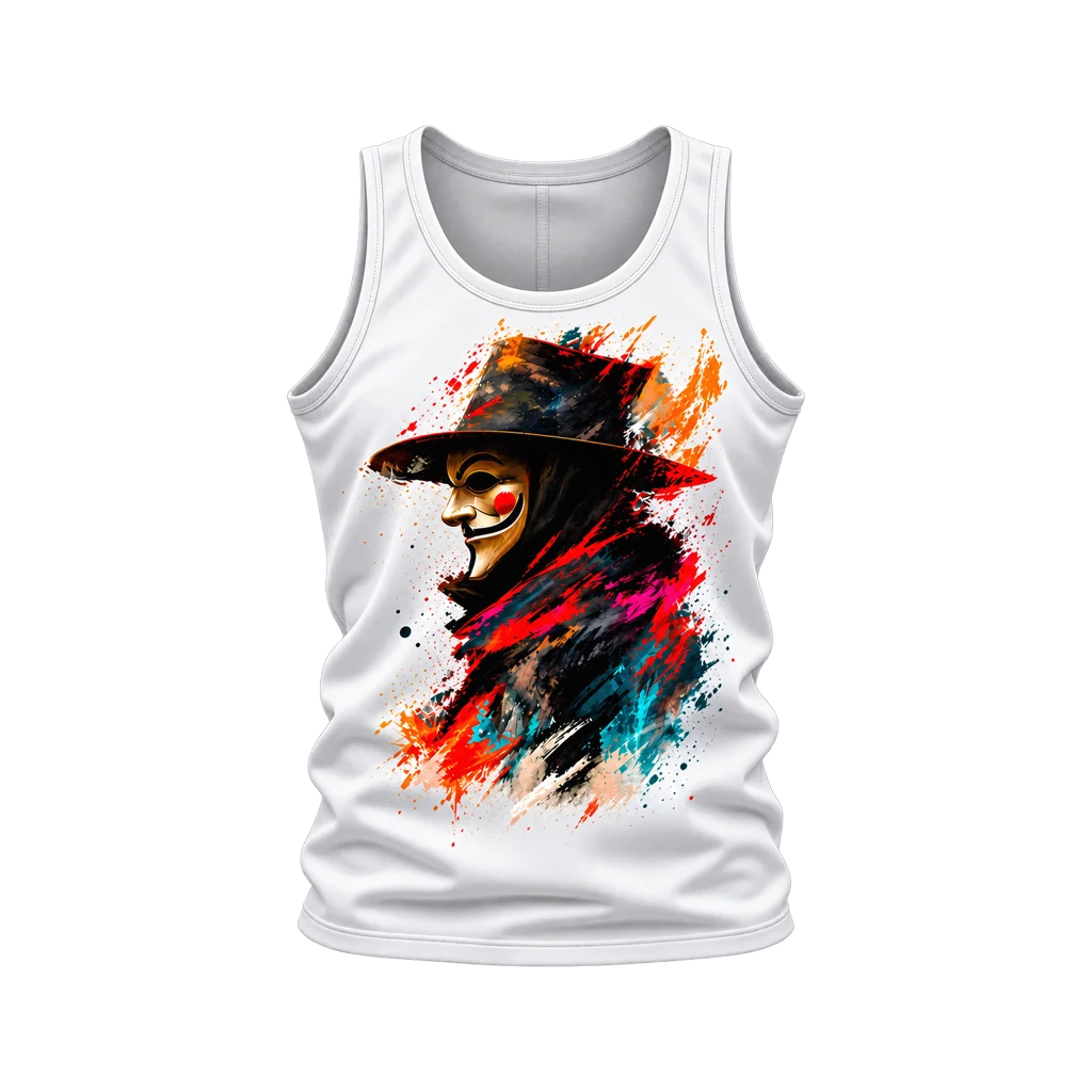 V for Vendetta Guy Fawkes Tank Top