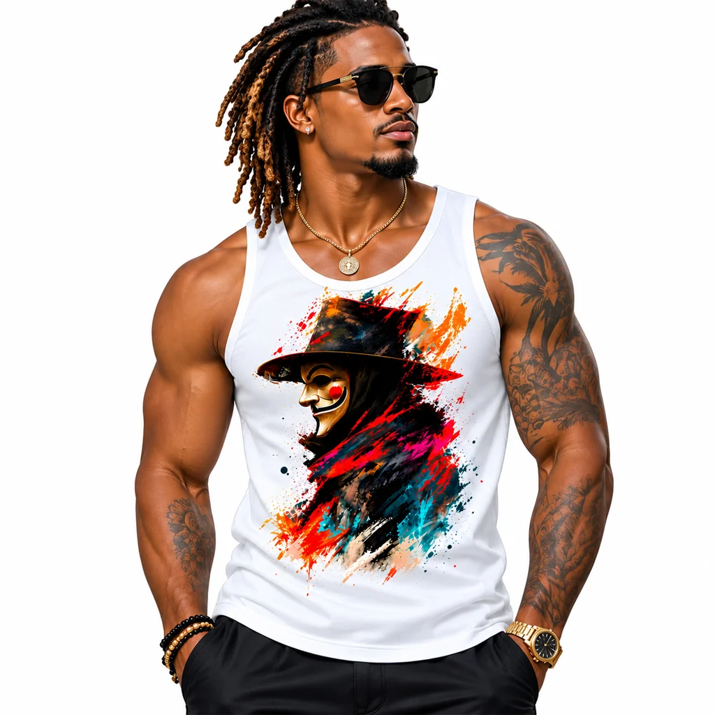 V for Vendetta Guy Fawkes Tank Top