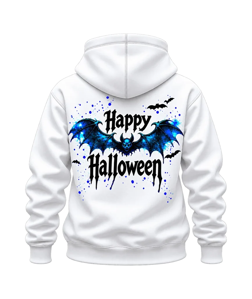 Van Helsing Blue Bat Wings Dual-Print Hoodie