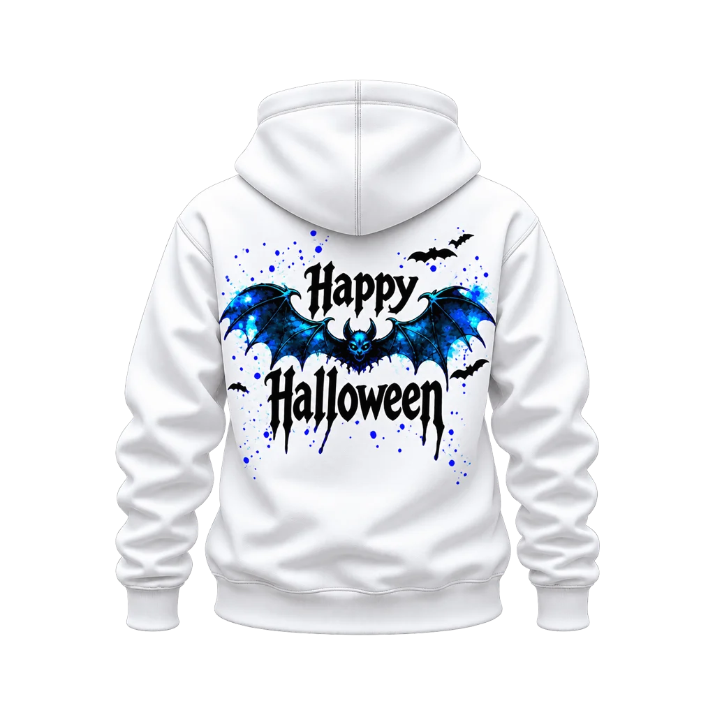 Van Helsing Blue Bat Wings Dual-Print Hoodie