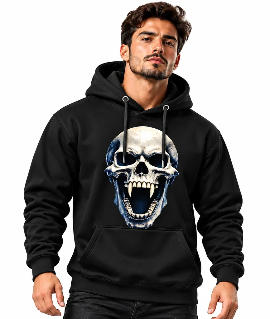 Van Helsing Vampire Skull Hoodie