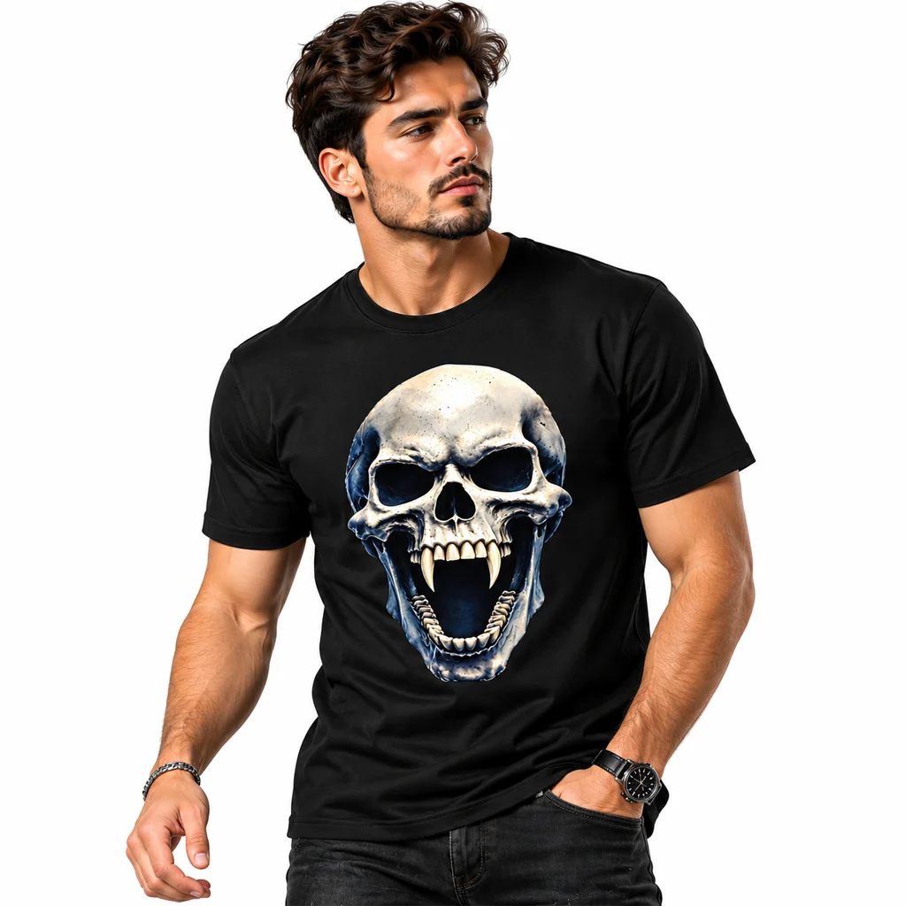Van Helsing Vampire Skull T-Shirt