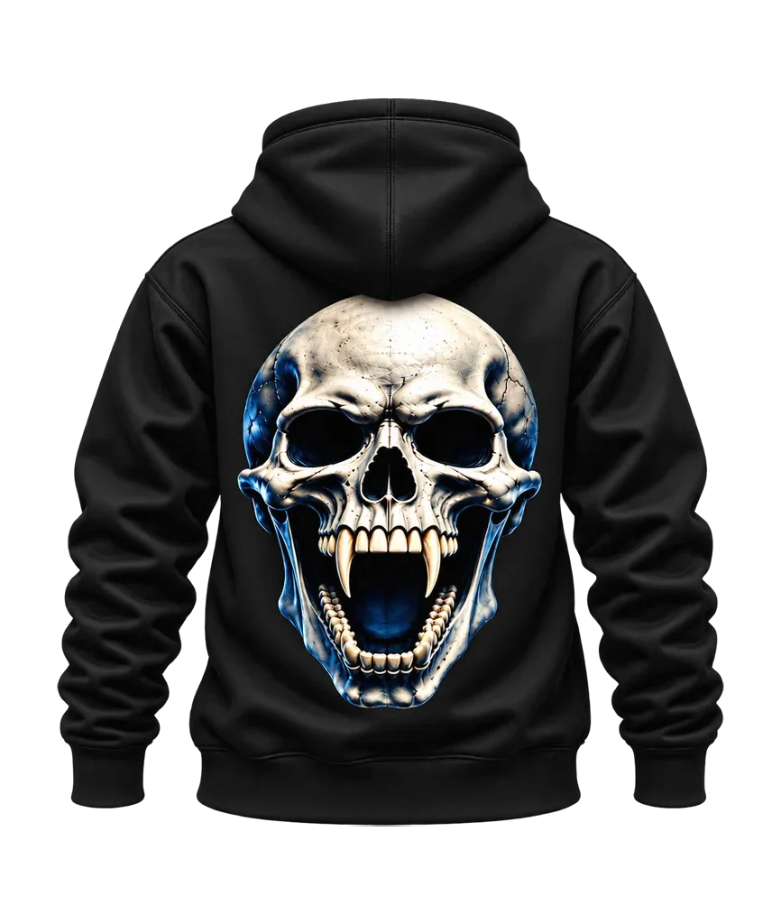 Van Helsing Vampire Skull Dual-Print Hoodie