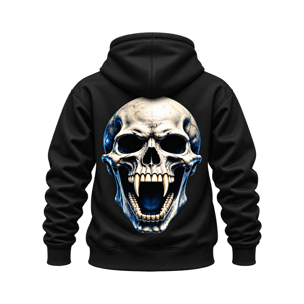 Van Helsing Vampire Skull Dual-Print Hoodie