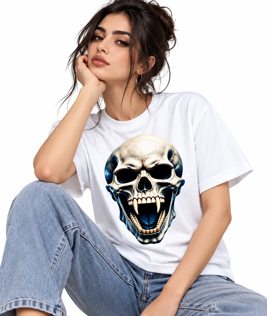 Van Helsing Vampire Skull T-Shirt
