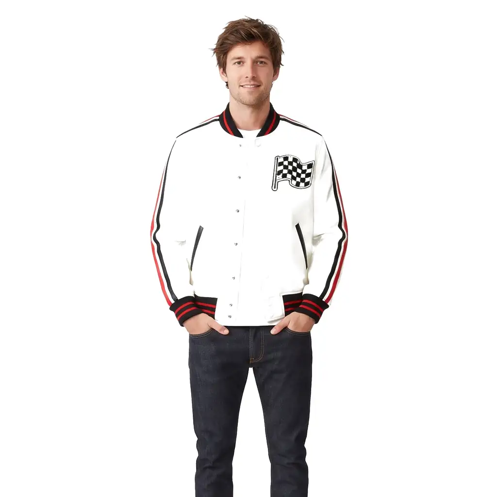 Vintage Racing Varsity Jacket