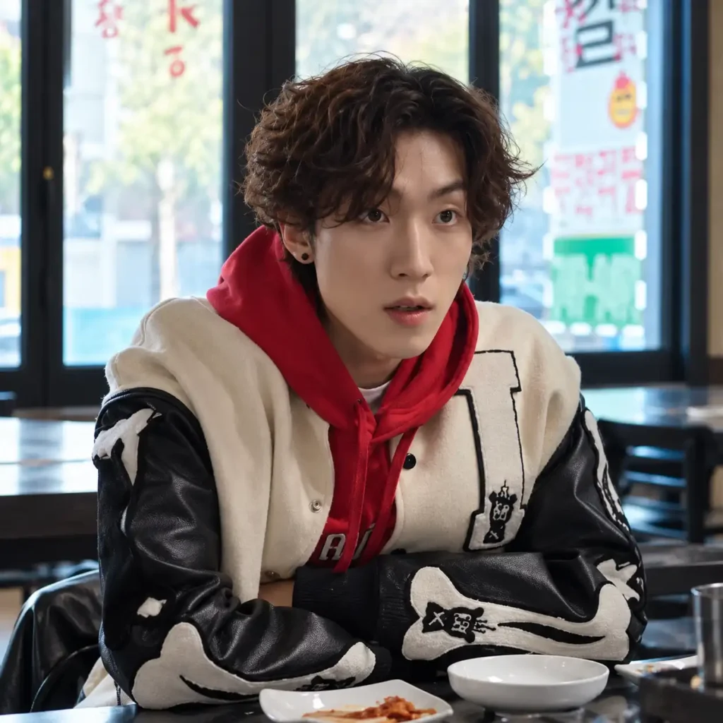 Bloodhounds Hong Woo-jin Bone Sleeve Varsity Jacket
