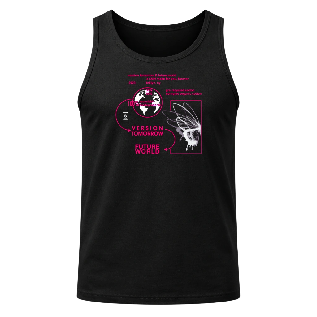 Future World Black Tank Top