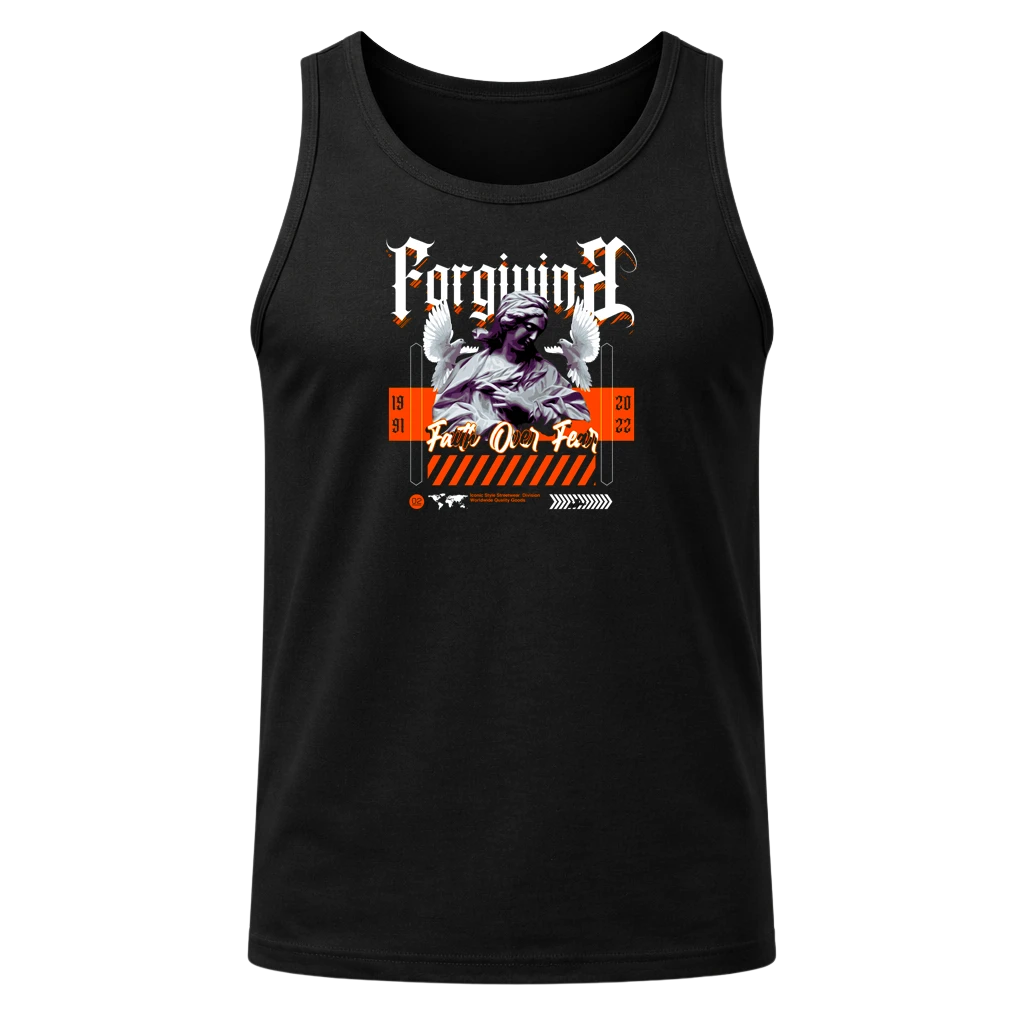 Forgiving Black Tank Top