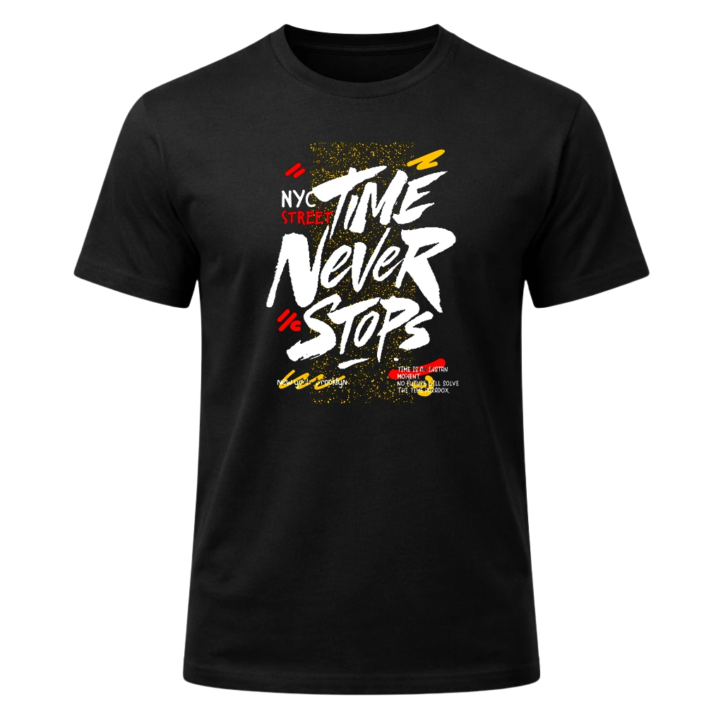 Time Never Stops Graphic T-Shirt