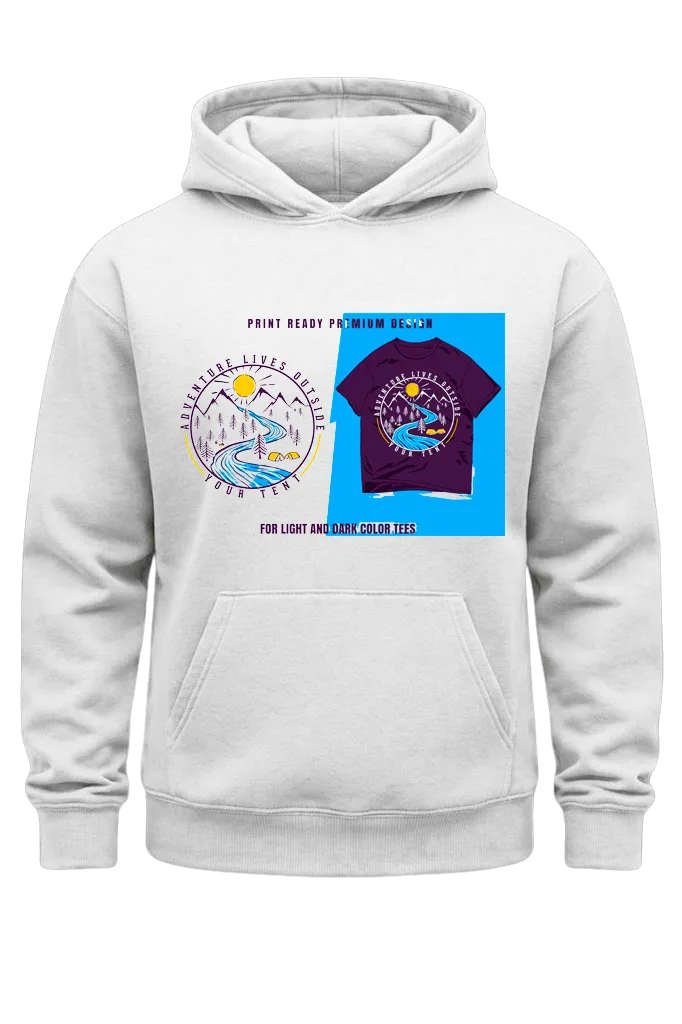 The Camp Horizon White Hoodie