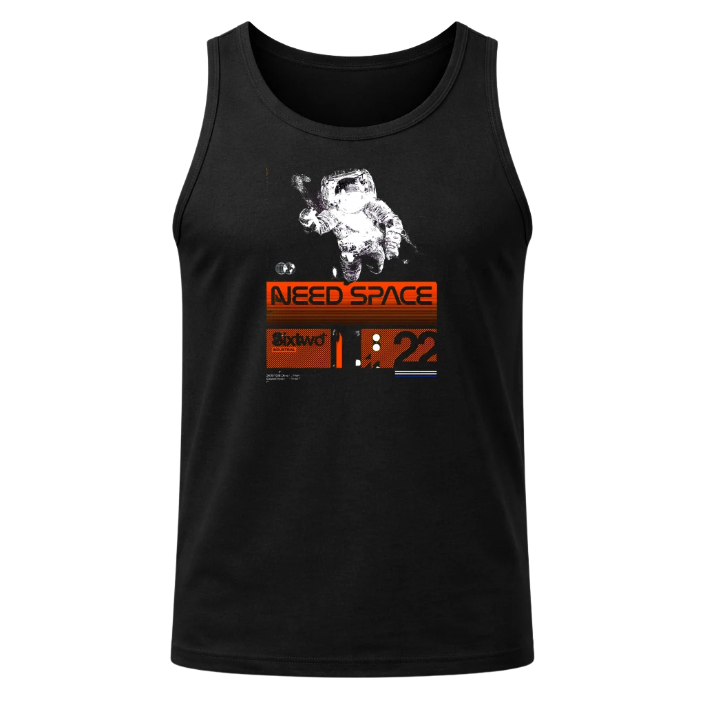 Need Space Black Tank Top