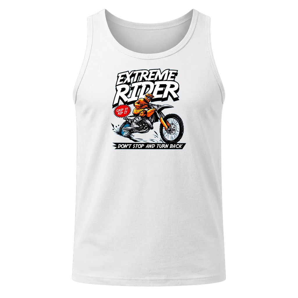 Don't Stop And Turn Back White Tank Top