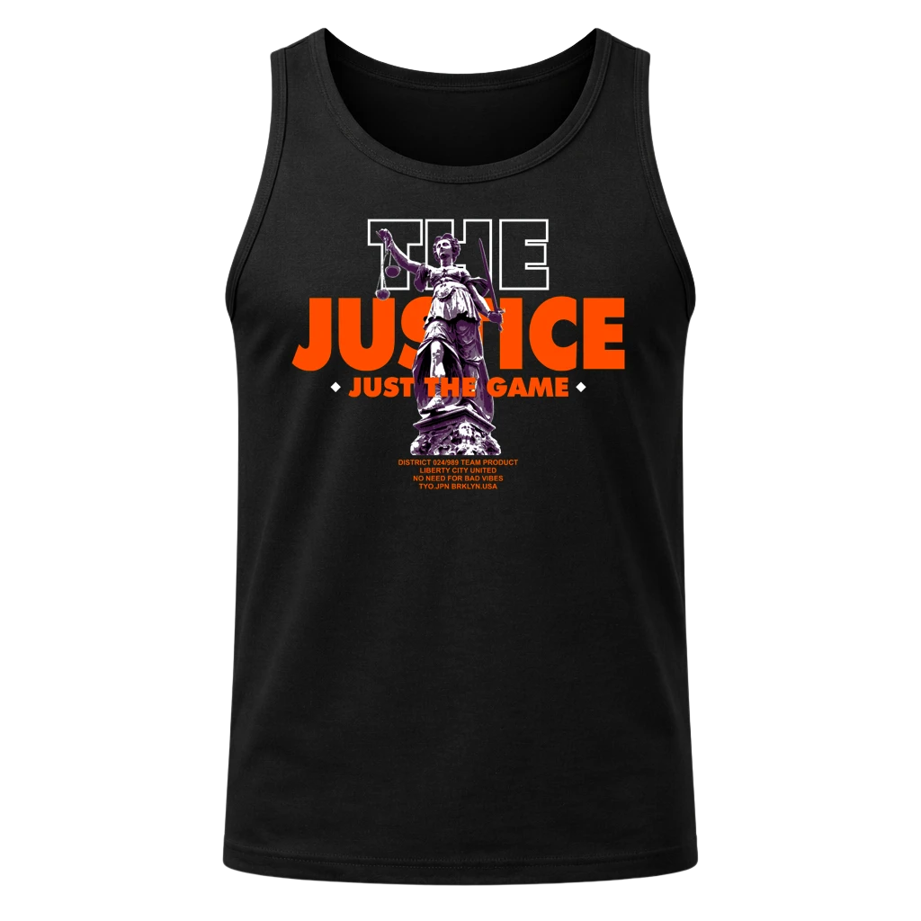 The Justice Black Tank Top