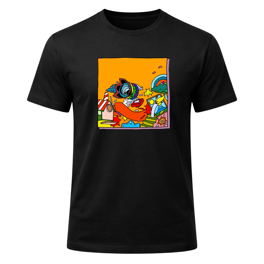 Urban Abstract Graphic T-Shirt